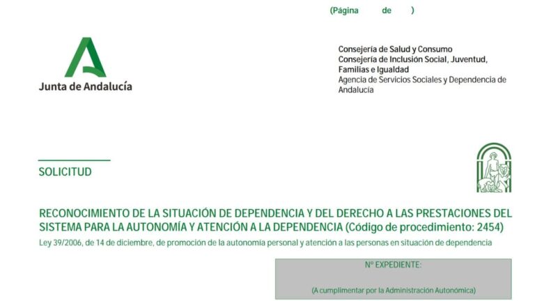 Cómo solicitar la ley de dependencia en Andalucía en 2024 La Junta lo