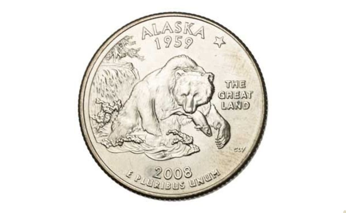 Find out if you have this Alaska quarter to sell it for 800 dollars