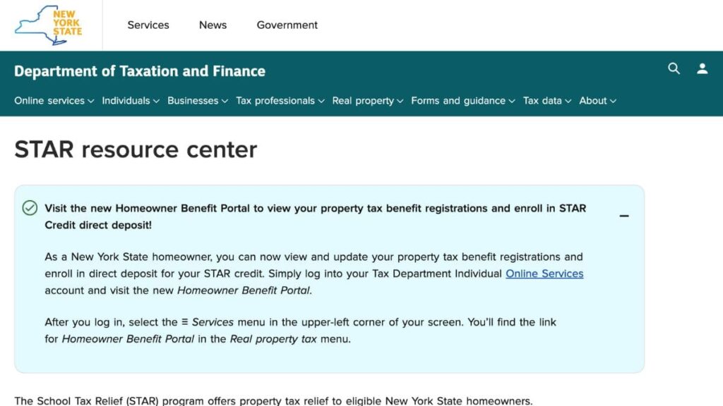 How The STAR Program In New York Eases The Tax Burden On Homeowners