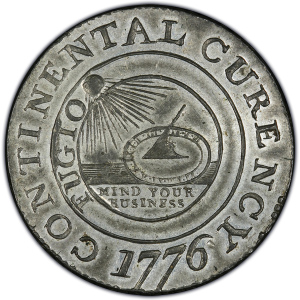 1776_Continental_Currency_dollar_coin_obverse