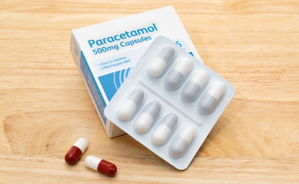 Cápsulas de paracetamol