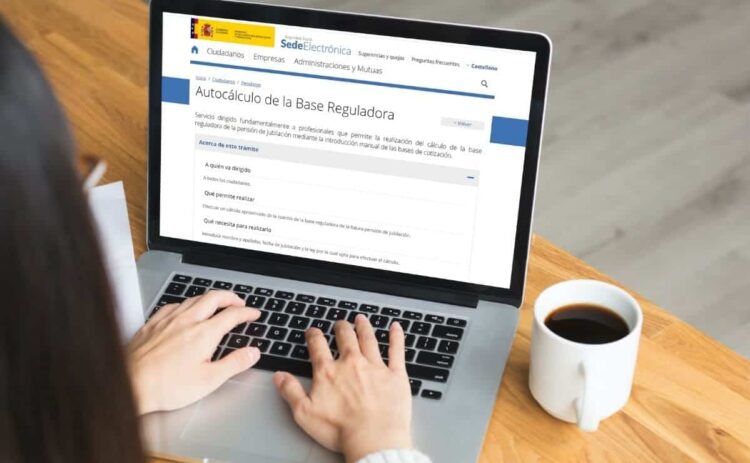 Servicio Seguridad Social para autocálculo de la pensión de jubilación