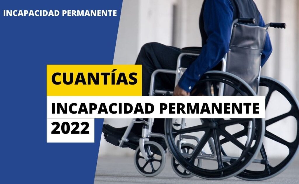 Cuantías mínimas incapacidad permanente 2022