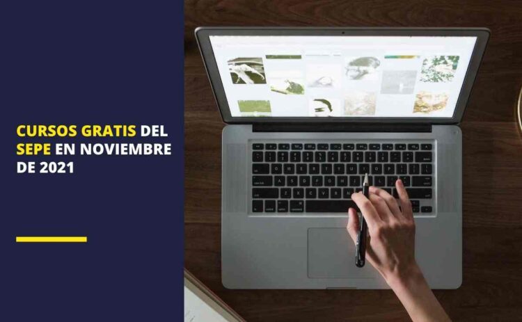 Cursos gratis del SEPE para desempleados en noviembre 2021