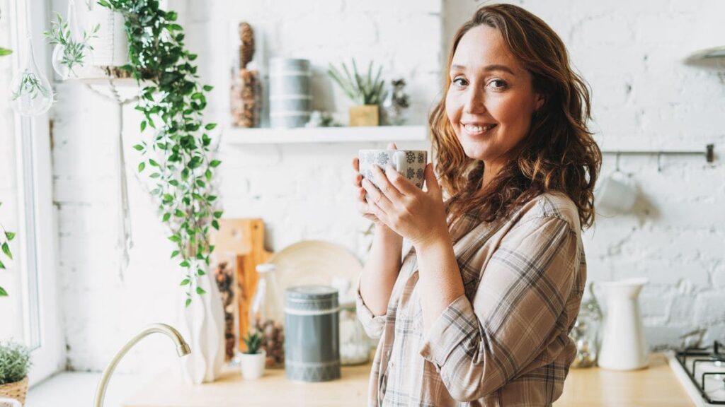 té verde, bebida, salud, estrés, trabajo