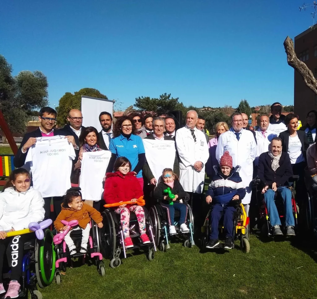 "Aquí jugamos todos", nuevo parque infantil inclusivo gracias a Aspaym