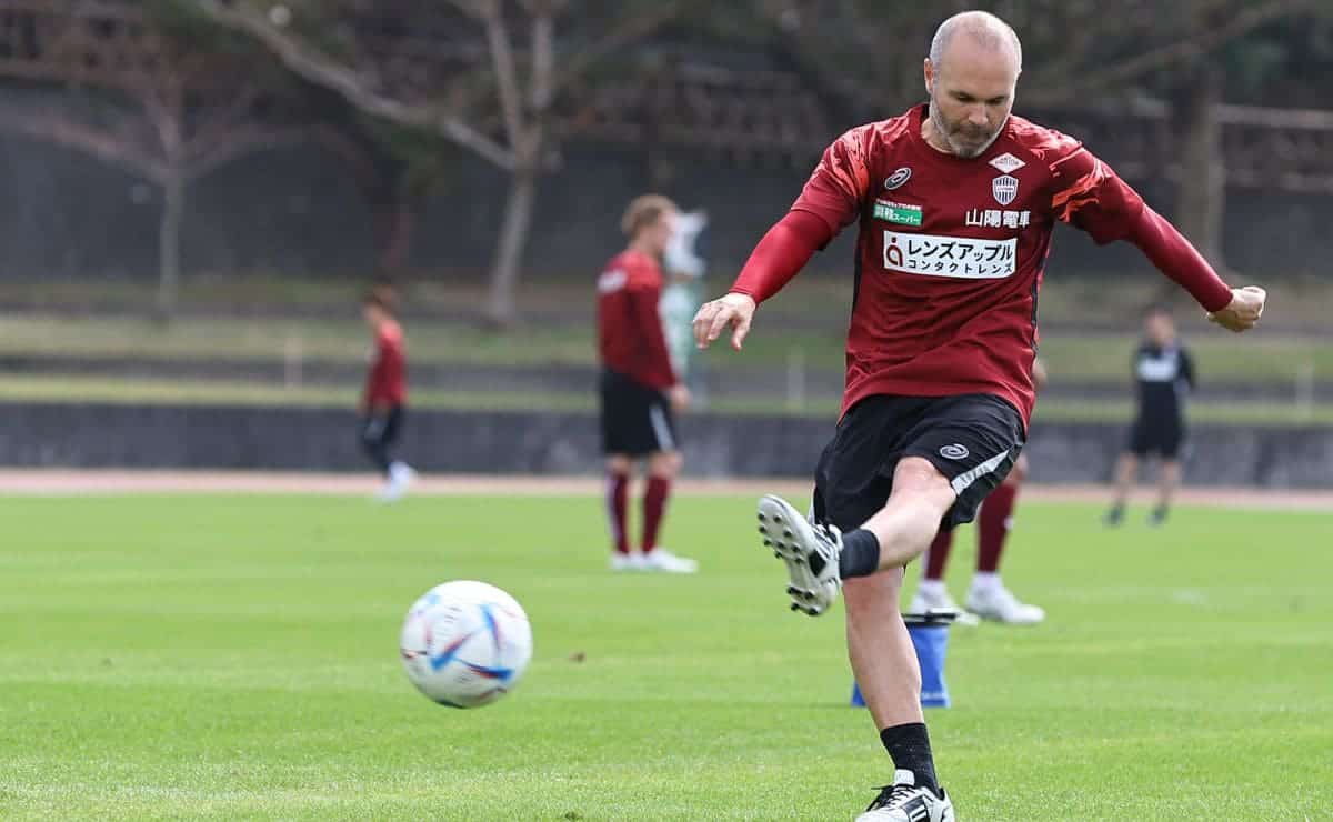 Andrés Iniesta./ Foto de Vissel Kobe