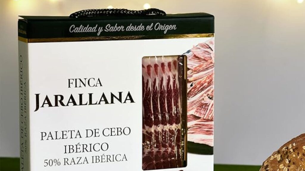 Jamón ibérico Finca Jarallana disponible en Amazon