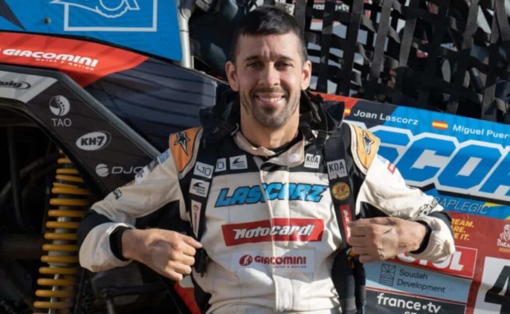 Joan Lascorz en el Rally París Dakar