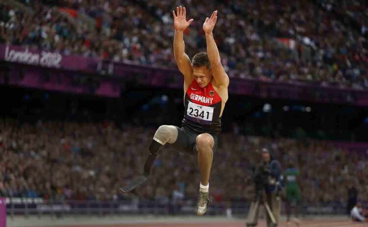 El atleta Markus Rehm durante los Juegos Paralímpicos de Río 2016