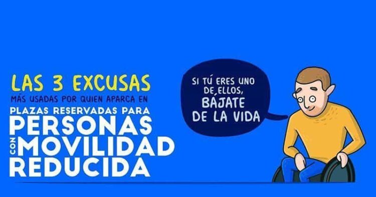 Las tres excusas más usadas por quién aparca en plazas PMR