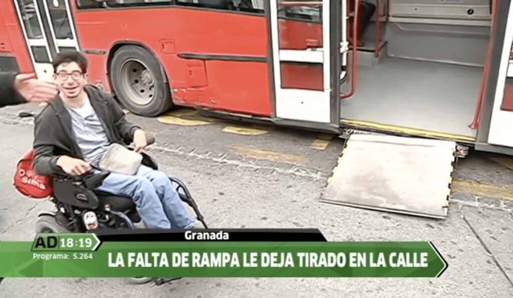 Rampa de autobus averiado - Canalsur