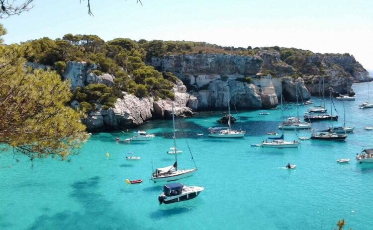Menorca, isla situada en el archipielago de baleares