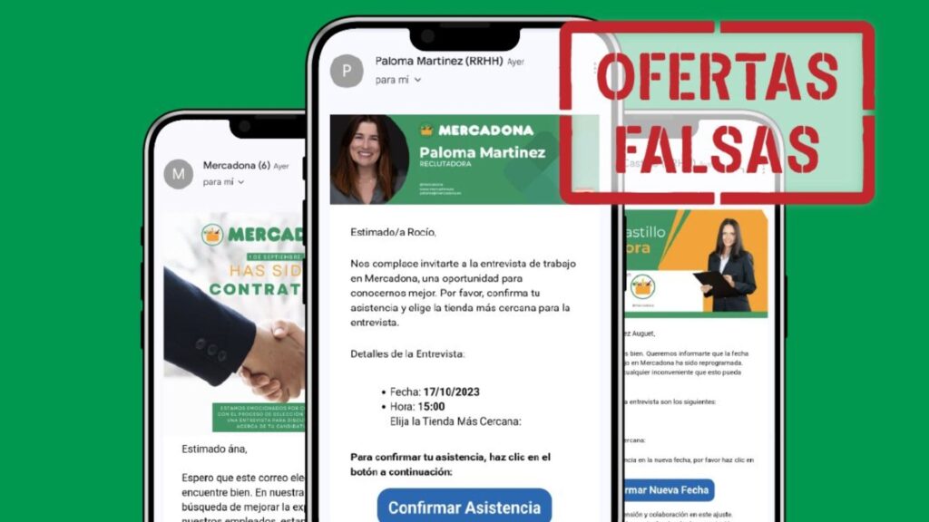 Estafa de ofertas de empleo en Mercadona