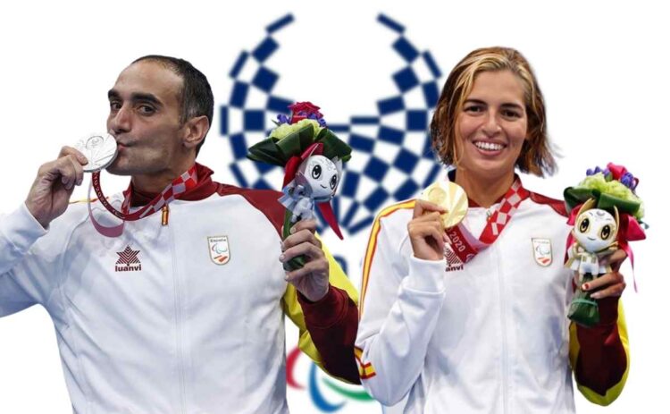 Toni Ponce y Michelle Alonso en los Juegos Paralímpicos de Tokio 2020