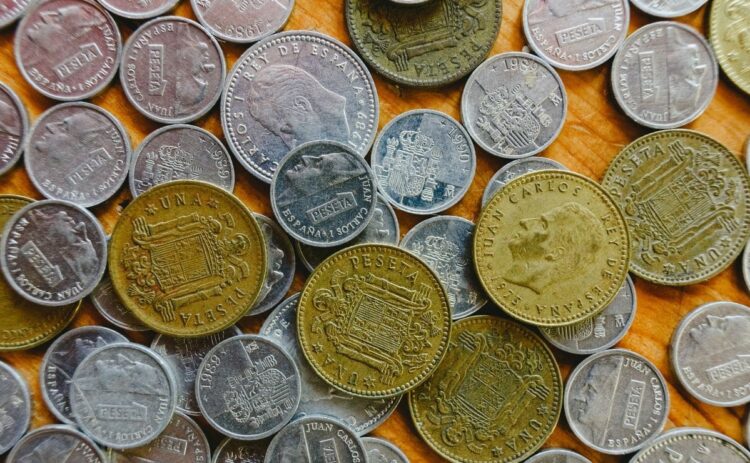Monedas de pesetas./ Licencia Adobe Stock