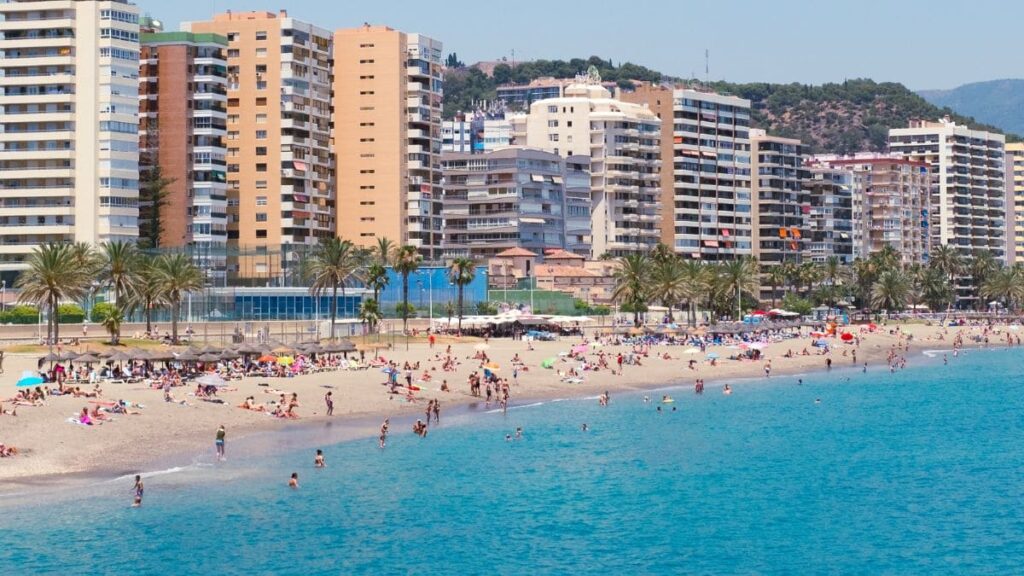 Playa Malagueta en Málaga