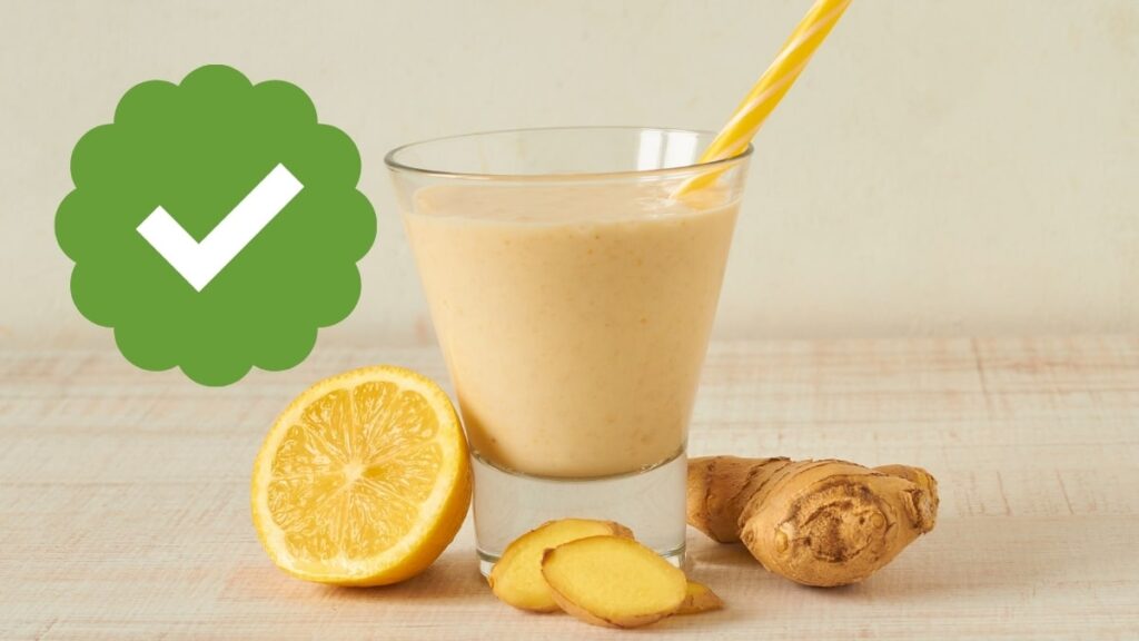 Smoothie mandarina jengibre