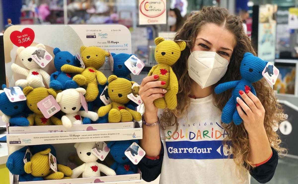 TEAtrapo peluches solidarios para la deteccion precoz del autismo