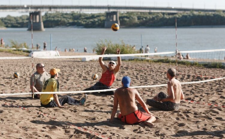 Voleibol sentado playa