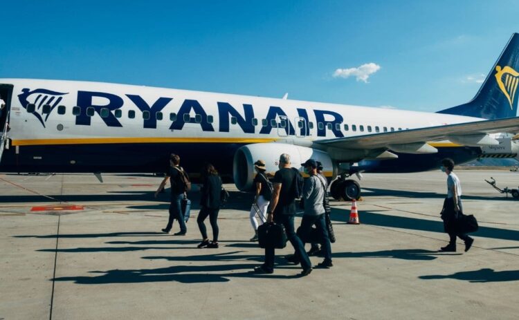 Vuelo de Ryanair turismo