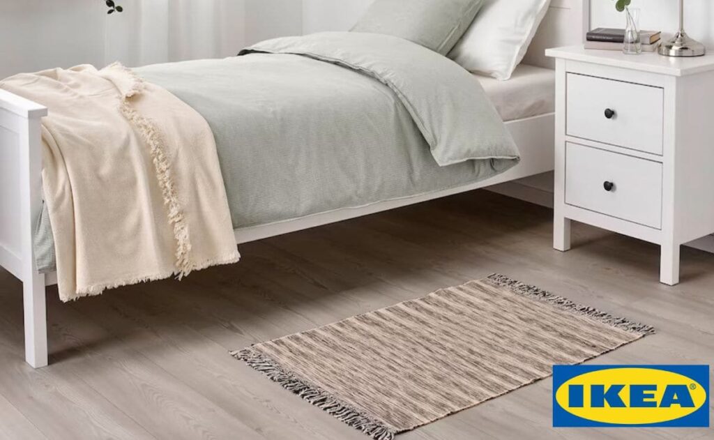 Esta alfombra de Ikea es reversible