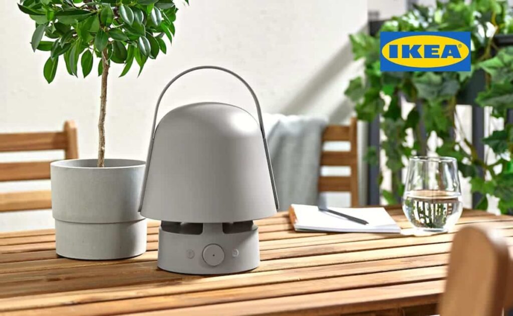 Lámpara altavoz inteligente IKEA