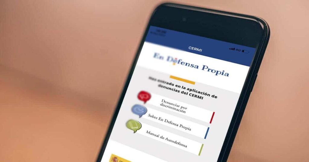 app en defensa propia cermi