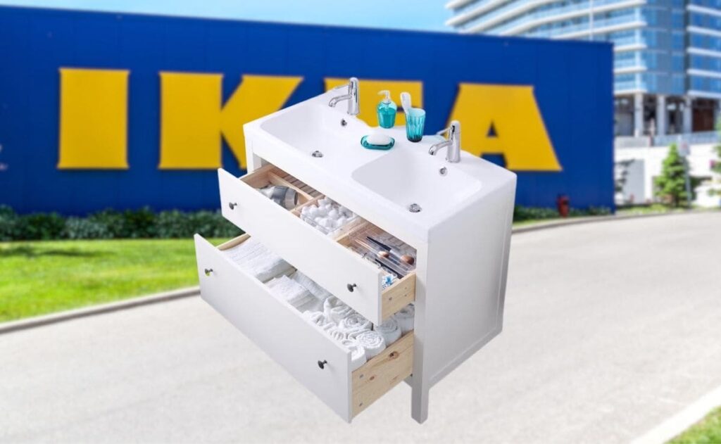 El armario con lavabo de IKEA tradicional más original para tu baño