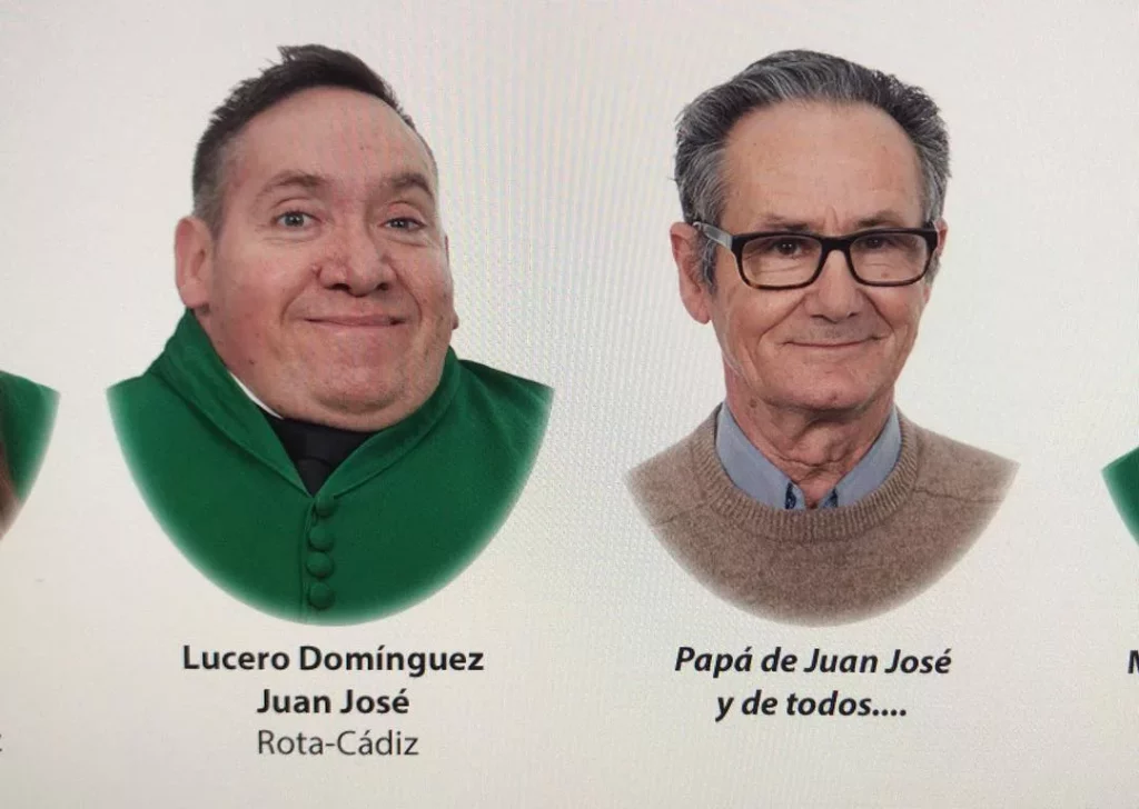 Captura de la Orla de Juan José junto a su padre Juan