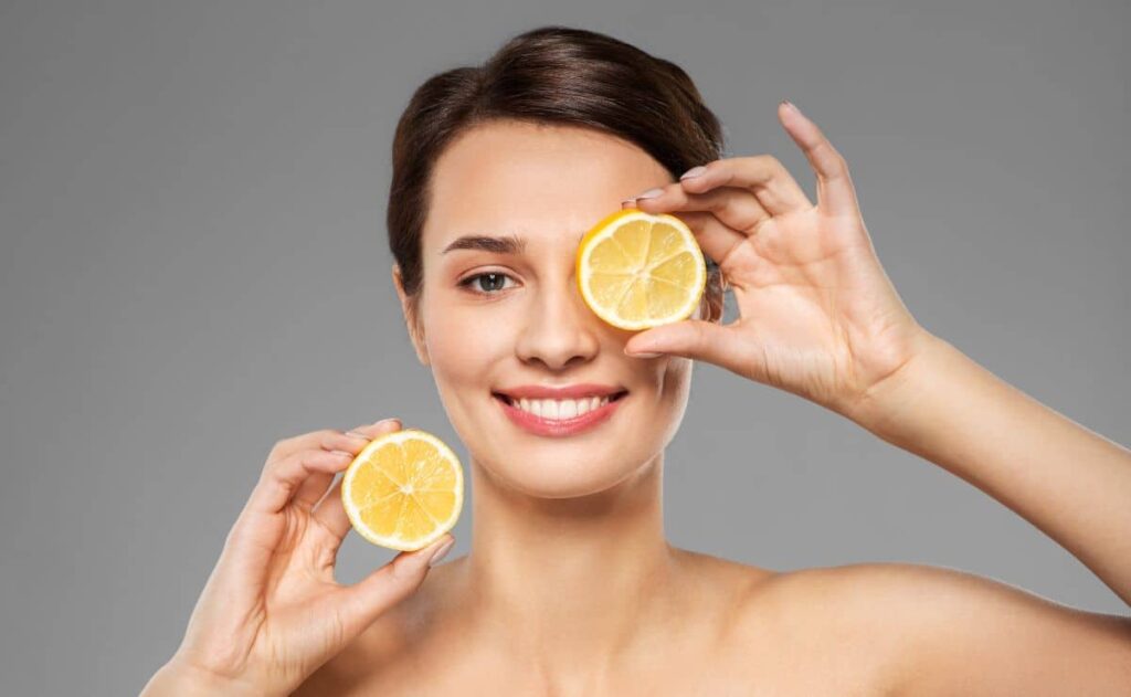 cara limón fruta remedio casero piel vitamina cítrico vitamina c