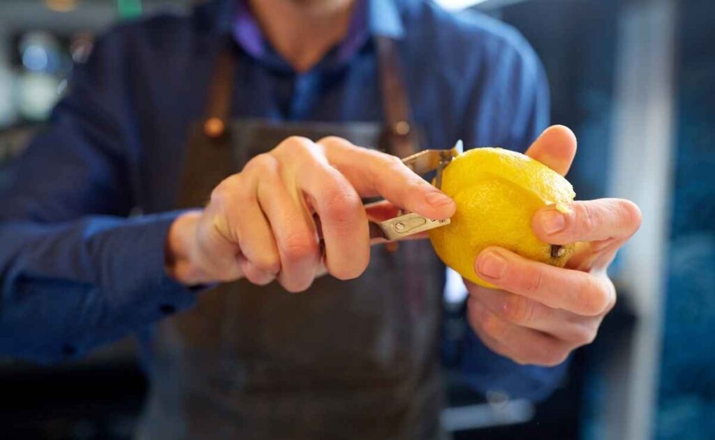 Cáscara de limón para hacer té