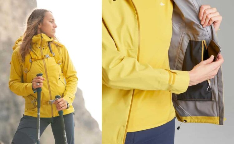 La chaqueta impermeable de Decathlon