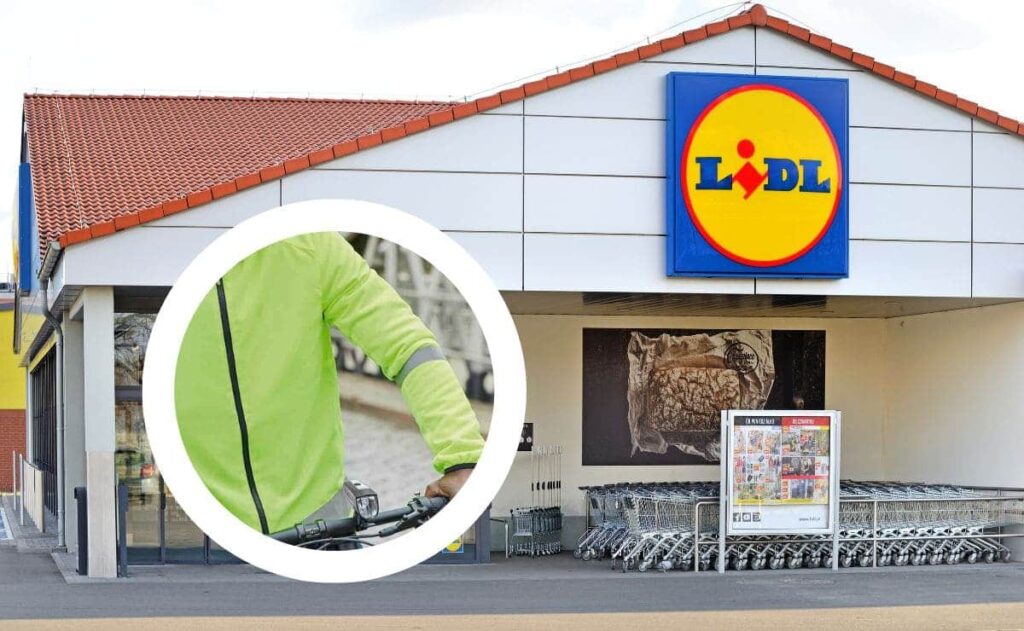 La chaqueta de ciclismo reflectante de Lidl