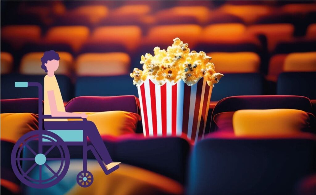 Así debe de ser un cine accesible para personas con discapacidad