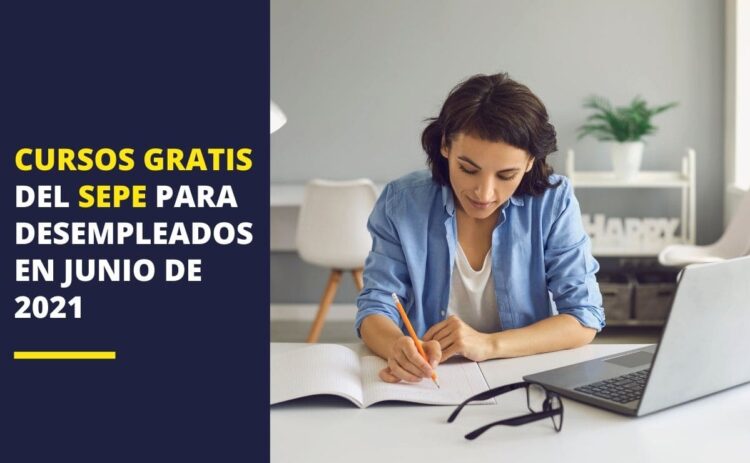 Cursos gratis SEPE junio 2021