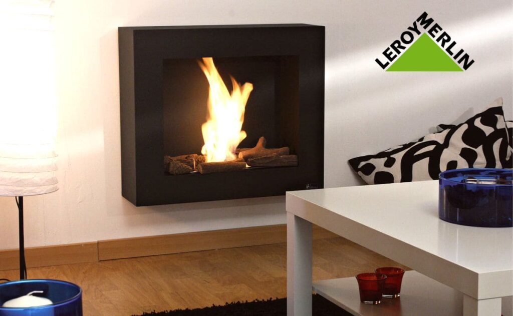 Chimenea bioetanol Leroy Merlin