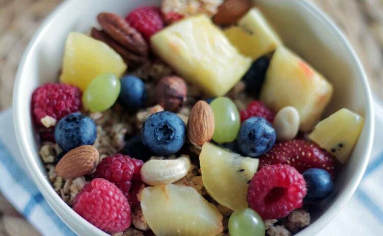 Frutos secos para una cena light