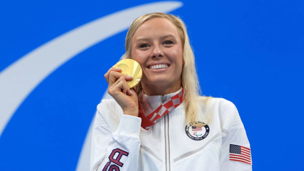 Jessica Long, deportista paralímpica que ha conseguido 29 medallas