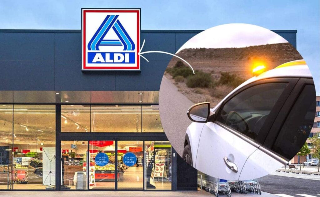 Luz de emergencia para el coche de Aldi