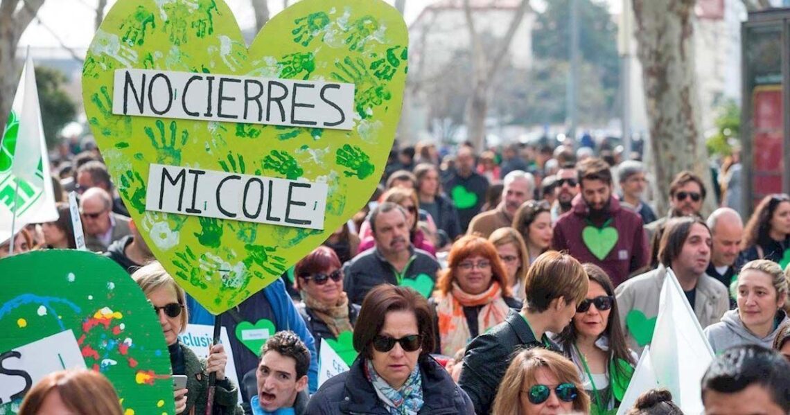 Manifestación educación especial