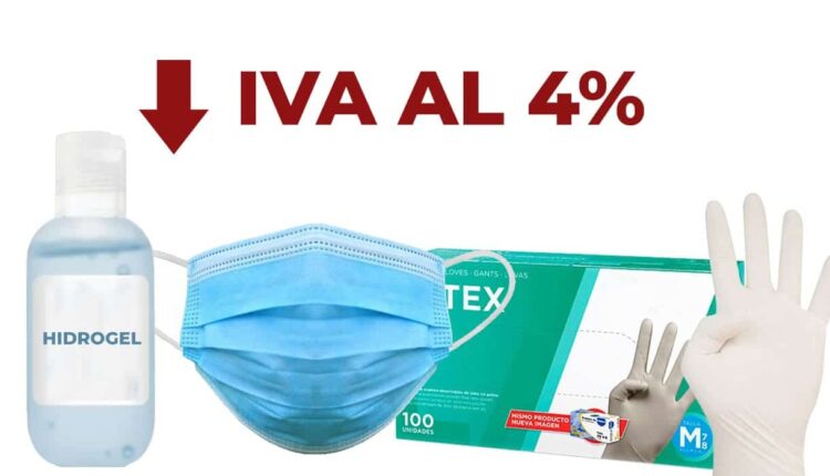 mascarillas guantes hidrogel iva 4