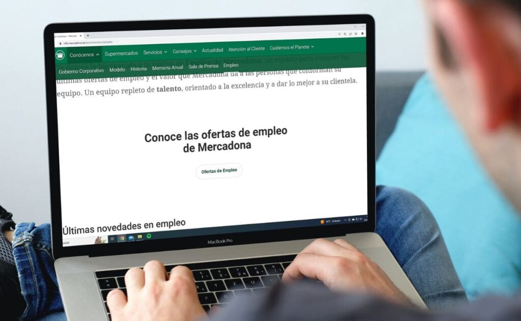 Mercadona cuenta con un portal empleo donde ofrece todos los puestos para trabajar en la compañía