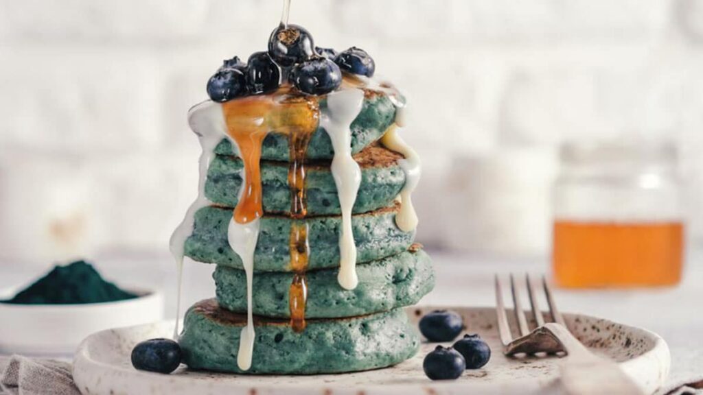 Pancakes con espirulina