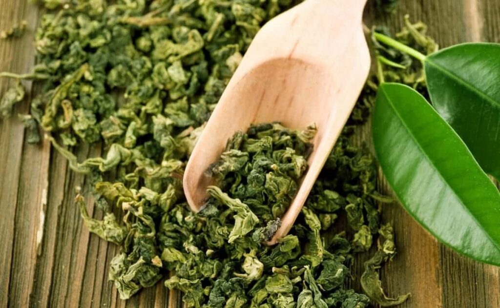 El té verde para eliminar las canas