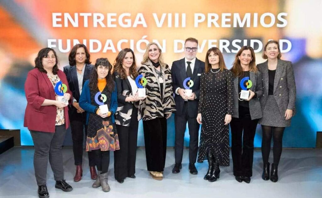 Ganadores de los VII premiso de la Fundación Diversidad