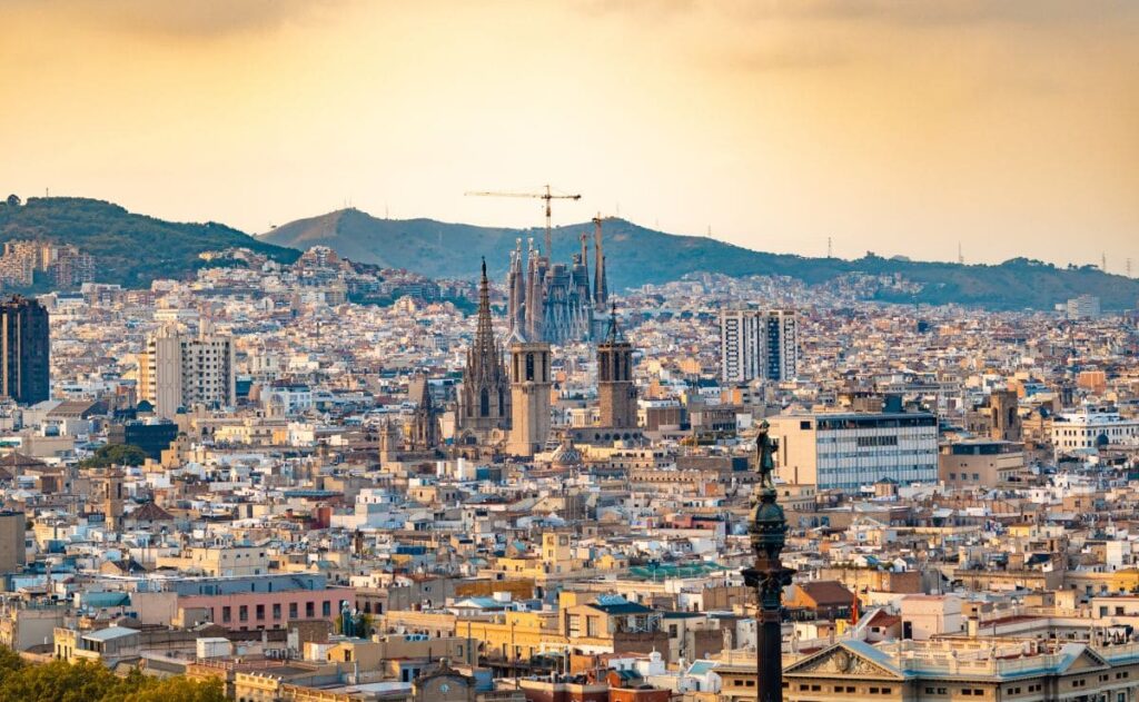 Vistas de la ciudad de Barcelona