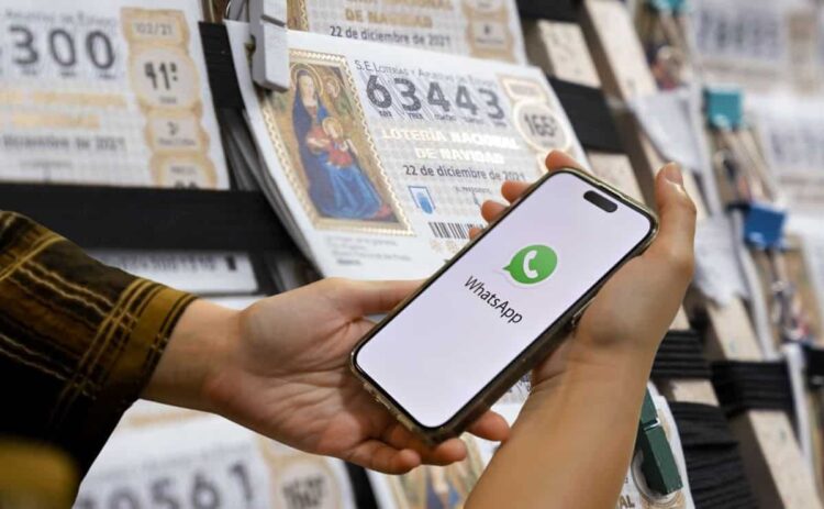 Cómo compartir un décimo de Lotería de Navidad a través de WhatsApp