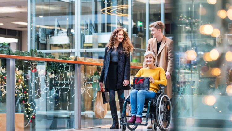 Fundación ONCE crea una guía para explica como debe de ser la accesibilidad en un centro comercial para personas con discapacidad