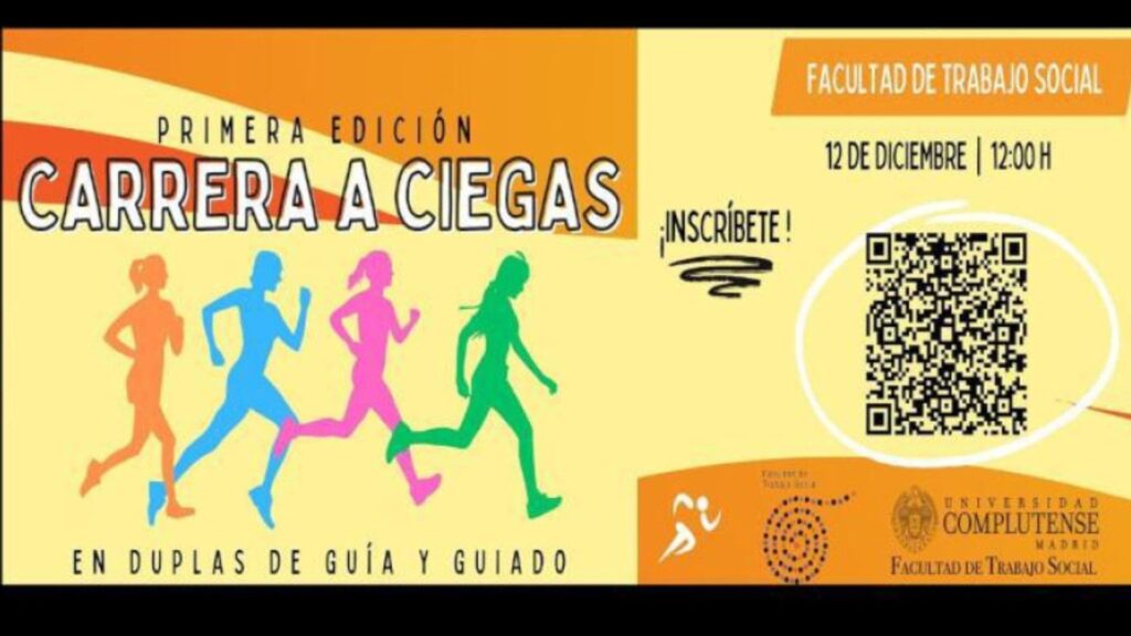 ‘Carrera a ciegas’, el evento deportivo para visibilizar la discapacidad